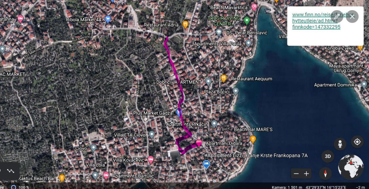 Apartment Lizzi. Trogir Luaran gambar